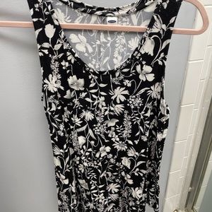 Old Navy floral flowy tank top